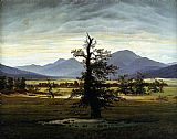 Village Landscape in Morning Light by Caspar David Friedrich